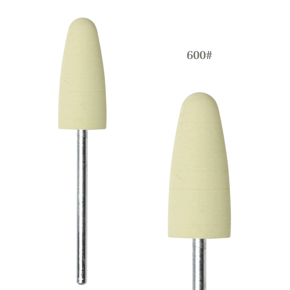 GJ03 Yellow 1 шт., силиконовая мельница для ногтей, фрезы для кутикулы, фрезы для маникюра, электрические аксессуары, инструменты, BEGJ03 - Цвет: GJ03 Yellow