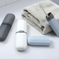 travel portable toothbrush toothpaste holder storage box case pencil container cup bathroom accessories outdoor hiking camping