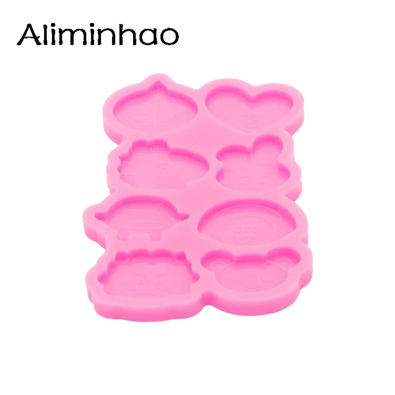 Глянцевая силиконовая форма для телефона с мультяшным кроликом DY1172 поделки из