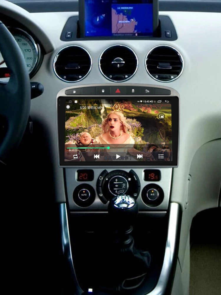 구매 안드로이드 10 자동차 라디오 스테레오 자동 1Din 멀티미디어 헤드 유닛 무선 카플레이 푸조 308 2007 2013 용 푸조 408 2010 2013