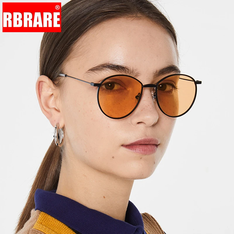 

RBRARE 2021 New Metal Marine Women Sunglasses Vintage Luxury Classic Glasses Women Retro Shopping Oculos De Sol Feminino UV400