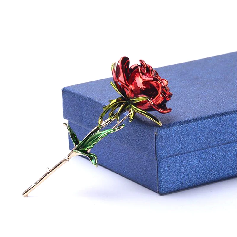 Красная/синяя/фиолетовая Бриллиантовая Медная брошь для женщин булавки модная