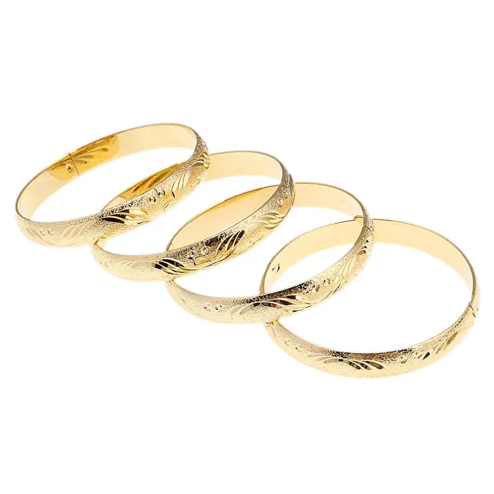 24k золото цвет украшения Африки браслет в фетском стиле дубайском для женщин Шарм