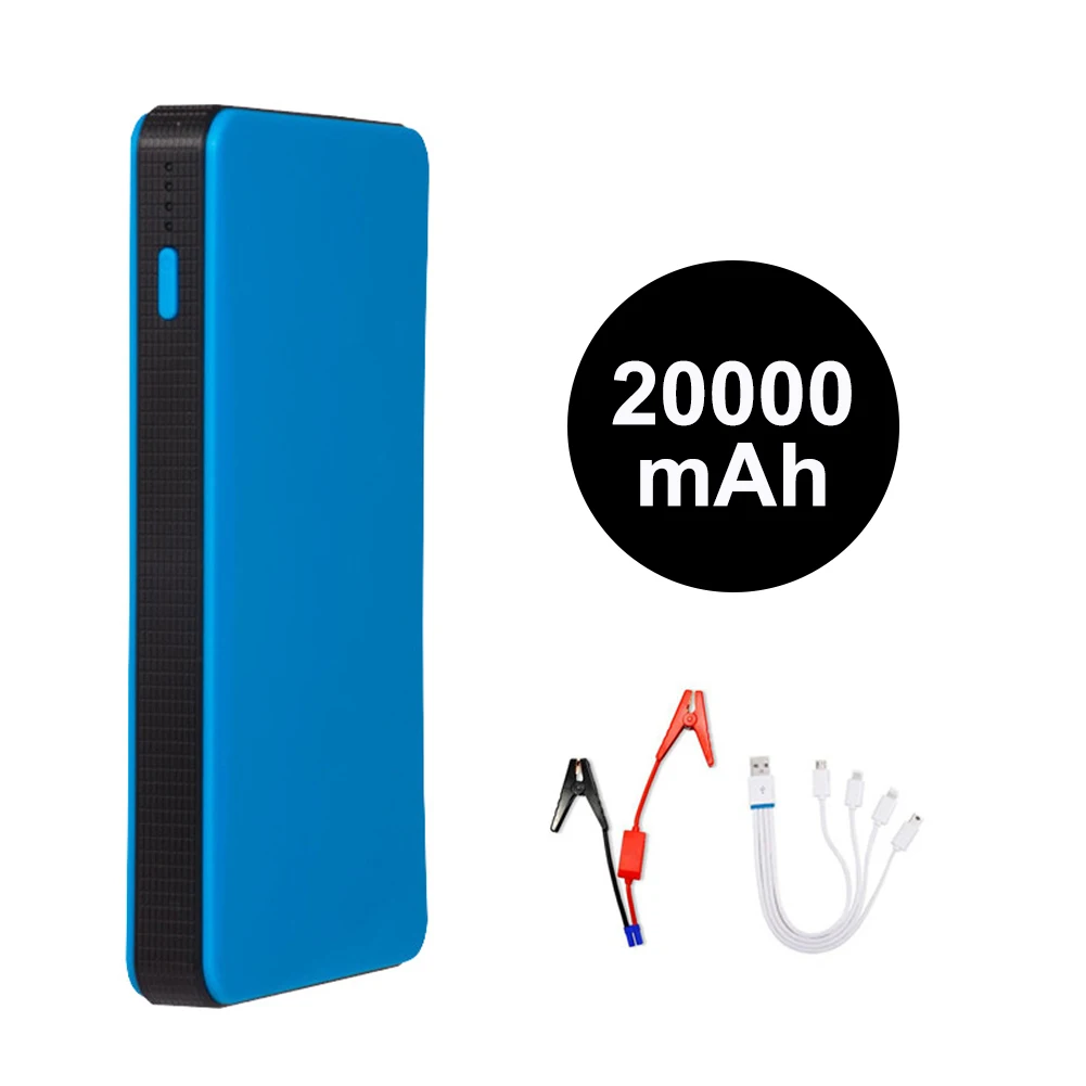 

20000mAh Power Bank Car Battery Jump Starter 12V 400A Auto Emergency Booster Starting Device with Flashlight for 2.0L Gasoline