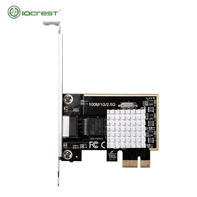 IOCREST один порт rj45 2,5g/1000 M/100 M/10 M gigabit ethernet PCI Express Проводная сетевая lan nic карта для deaktop win10