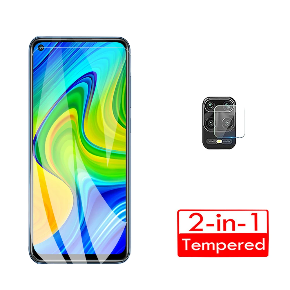2 в 1 закаленное стекло для объектива камеры xiomi redmi note 9 9S pro защита экрана