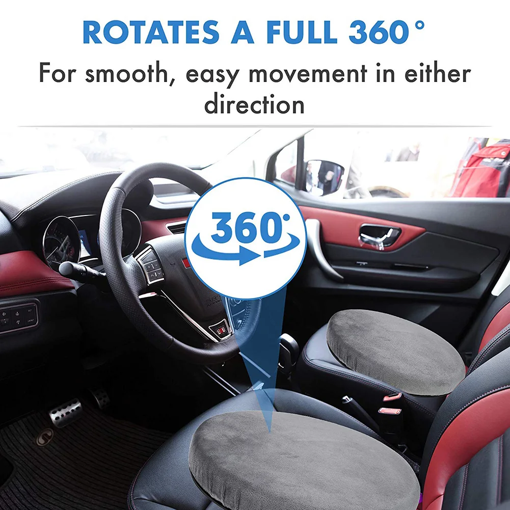 

New 360 Degree Rotation Car Seat Cushion Mats Seats Cover Breathable Chair Cushion For Elderly Pregnant Woman Car Office Home