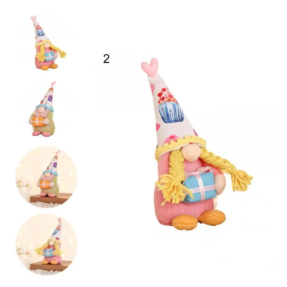 

Collectable Fabric Home Kitchen Decorations Plush Gnome for Valentine's Day