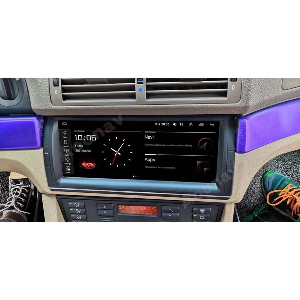 Автомагнитола 2DIN 128 ГБ Android 10 0 для Bmw E39 X5 E53 1996-2006 автомобильный мультимедийный