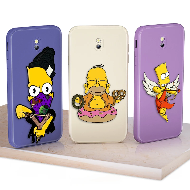 

Family The Simpsons For Samsung Galaxy J1 J2 J7 J6 J4 J5 J3 2017 ACE Prime J110 J730 J530 J330 Liquid Soft Phone Case