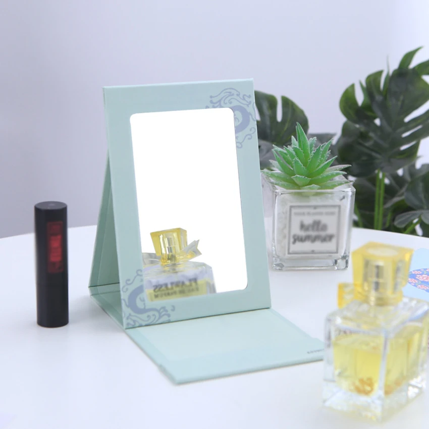 

Creative Pattern Peking Opera Vanity Mirror Portable Folding Desktop Makeup Mirror Pocket Dressing Mirror Girls Cosmetic Tools