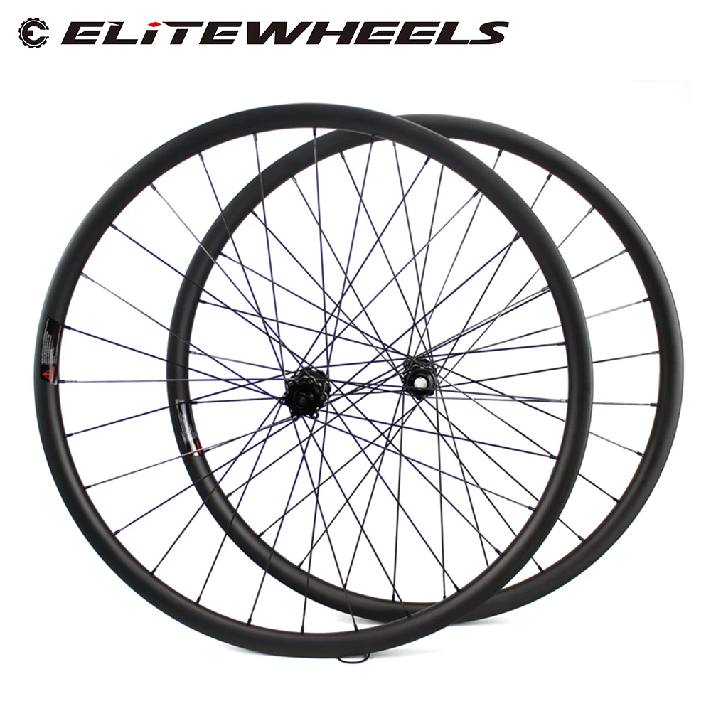 Колеса ELITEWHEELS 29 дюймов MTB Углеродные колеса Novatec D411 прямые тяговые ступицы 29er Mtb 30