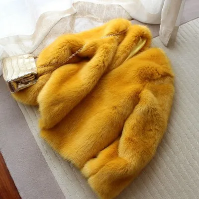 Tao Ting Li Na New Style High-end Fashion Women Faux Fur Coat 19S85