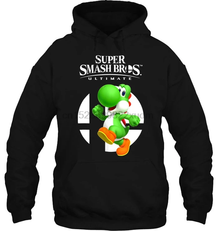 Мужская толстовка с капюшоном Super Smash Bros Ultimate Yoshi Version женская уличная одежда |