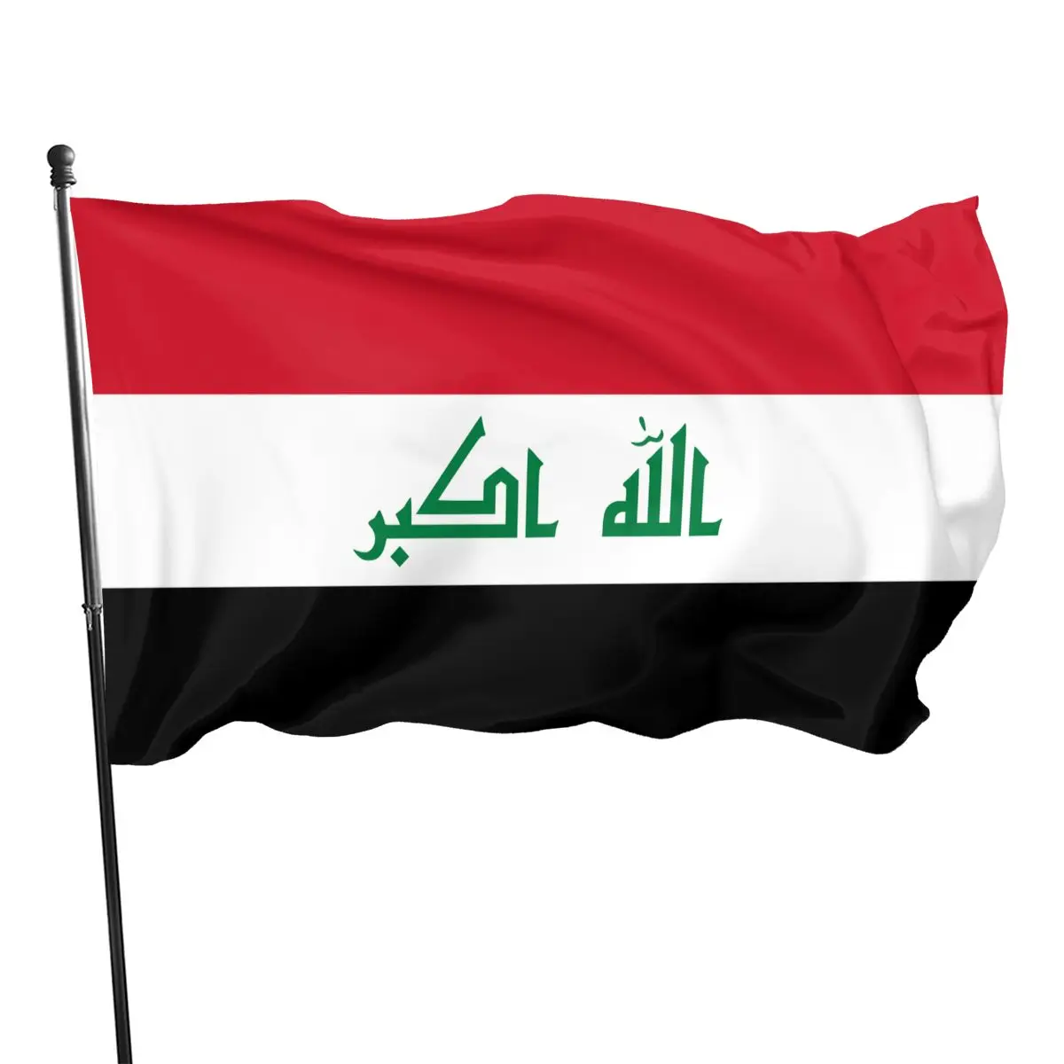 

90cmX150cm Iraq Flag Activity Decorative National Banner