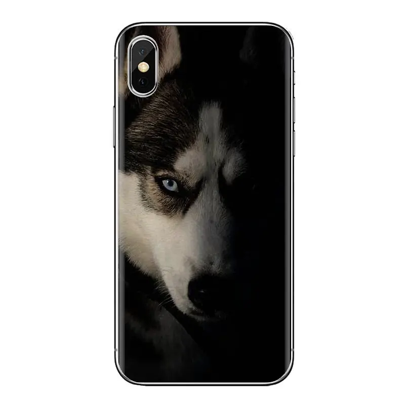 С изображением щенков Сибирского Хаски узор прозрачный мешок TPU чехол для Xiaomi Redmi