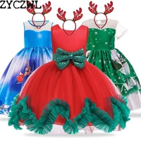 new christmas dress for girls costume kids dresses for girls princess dress children evening party dress 3 4 5 6 7 8 9 10 year