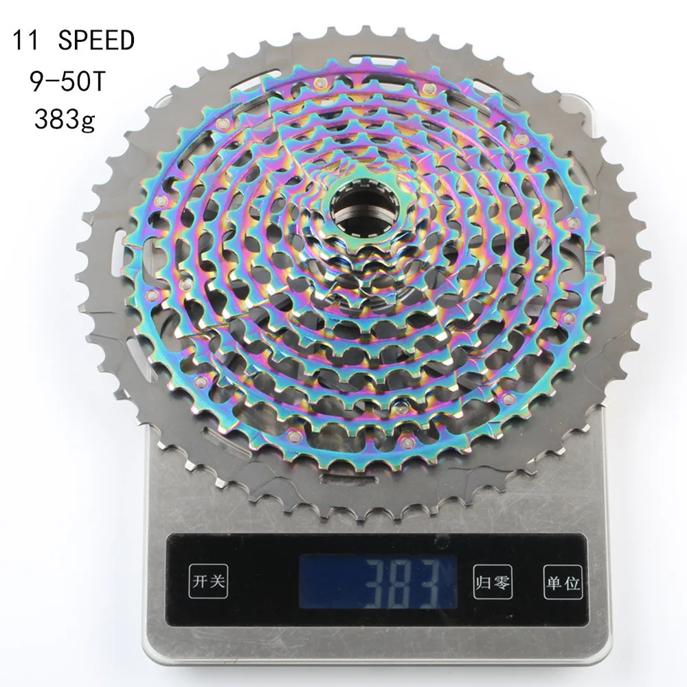 HIMALO MTB 11 скоростей 9-50T и 12 Скоростей 9-50T Сверхлегкий XD велосипедный кассета Радуга полный стальной горный велосипедный маховик звездочка