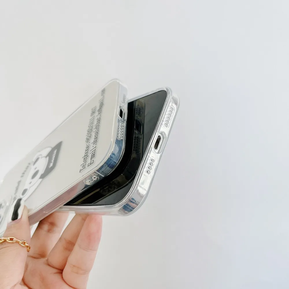 

Hot Koala Funda Transparent Soft Silicon Phone Case For iPhone 11 Pro Xs MAX XR X 7 8 Plus 12 MiNi Back Cover Coque smartphone