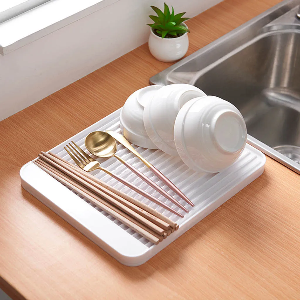 1 шт. простая противоскользящая диатомная грязевая сушилка для посуды подставка