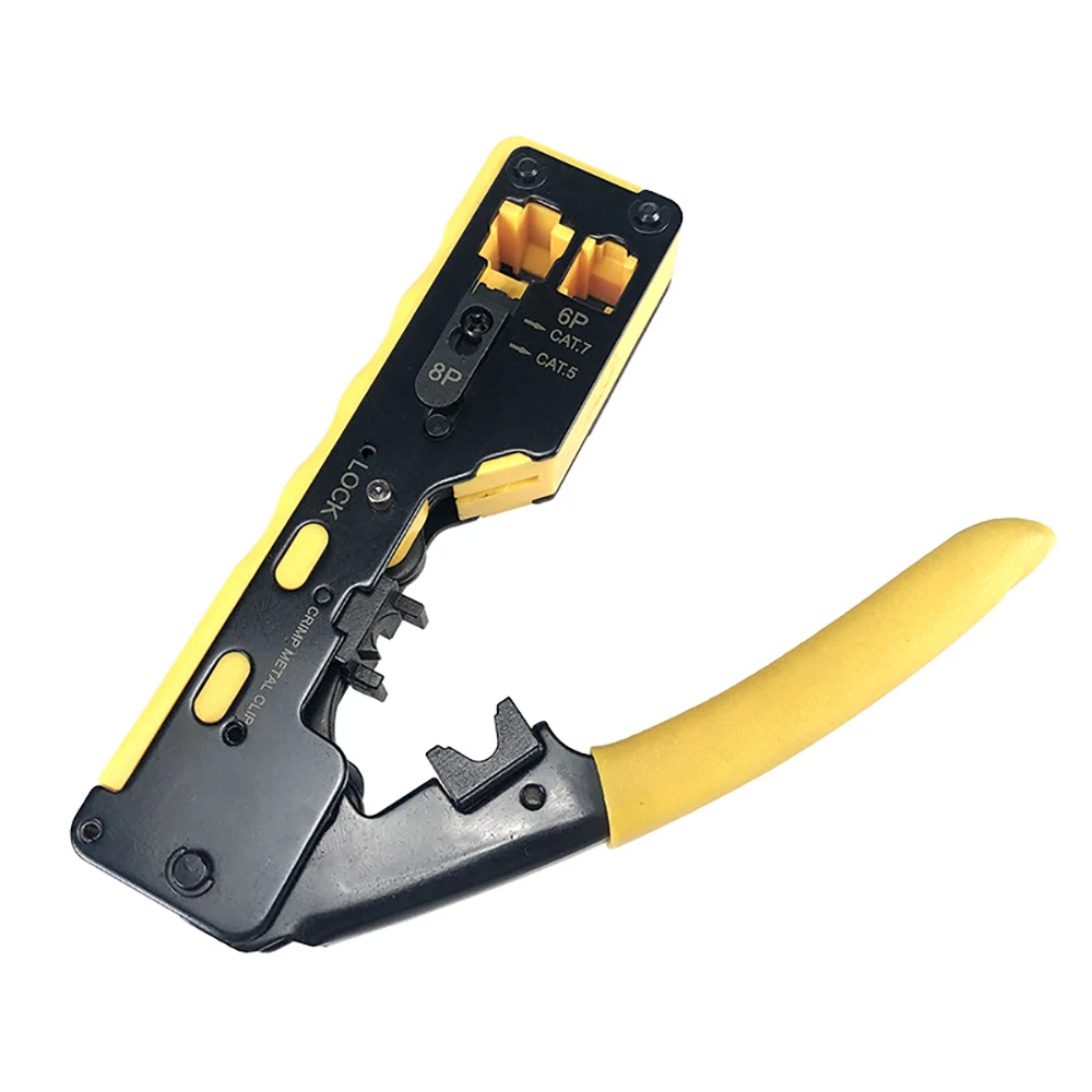 Щипцы сетевые OULLX Cat7 RJ45 многофункциональные плоскогубцы для зачистки кабеля RJ12