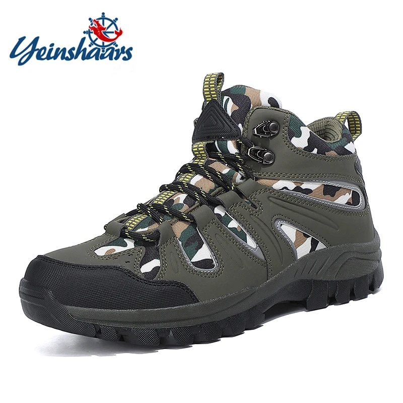 

Men Boots New Men's Ankle Boot Tactical Military Waterproof Leather Mesh Boots Work Shoes Outdoor Motocycle Boots Big Size
