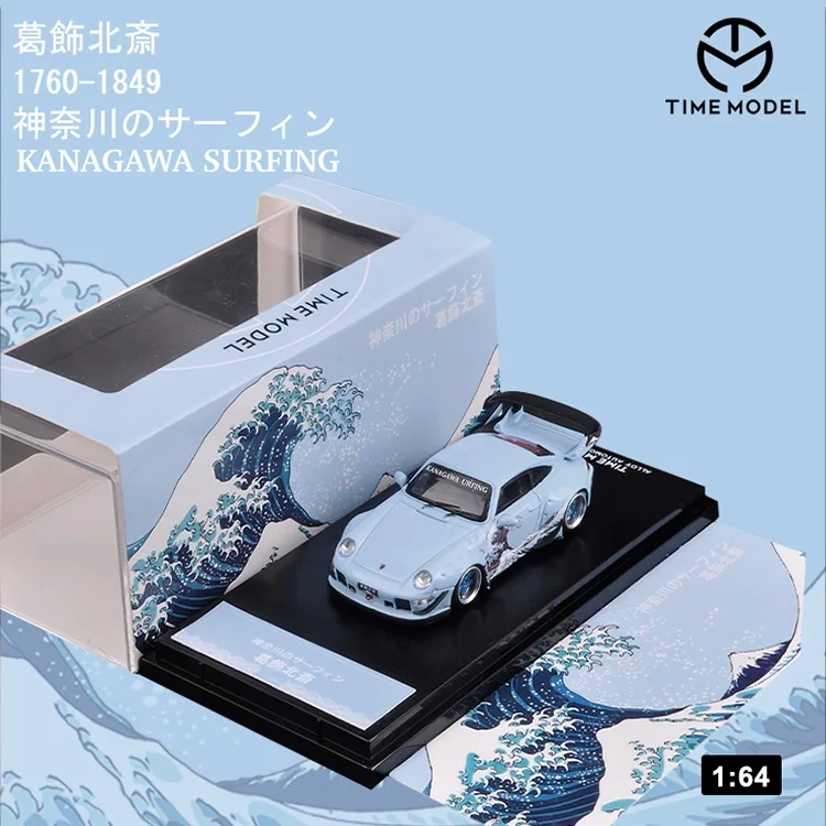 

Модель времени 1:64 RWB 993 Kanagawa Surf 1760-1849 литая модель автомобиля