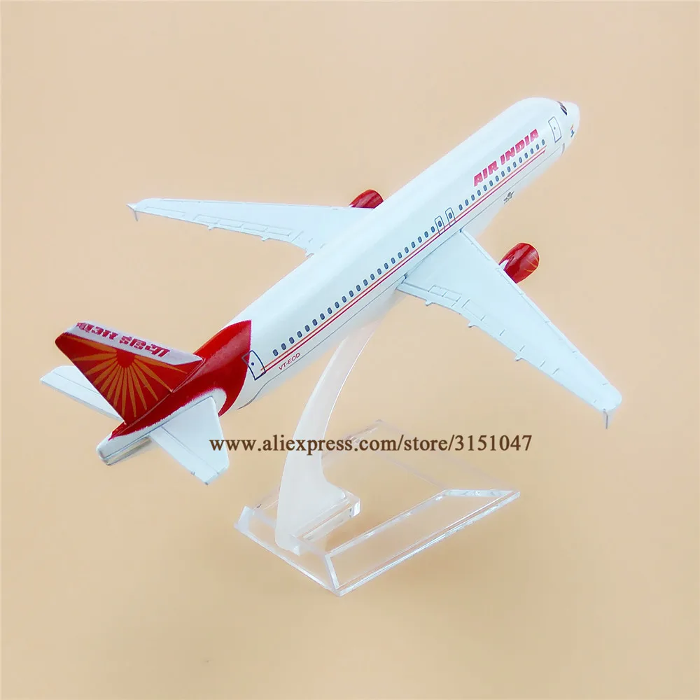 16 см Air India A320 Airbus 320 Airlines модель самолета Модель сплав металлический самолет литье