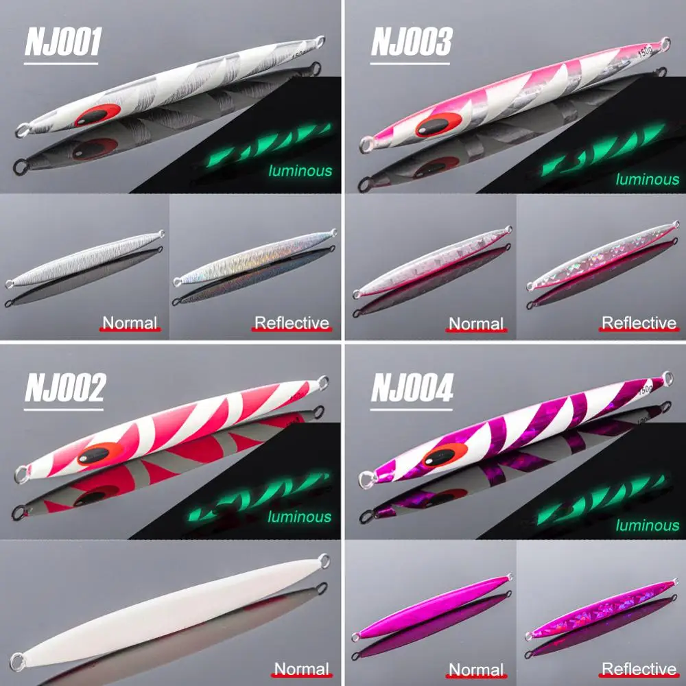 Noeby Speed Metal Jig 100г 120г 150г 200г 250г Приманка Off Shore Jigging Искусственная жесткая приманка-ложка для лодочной морской рыбалки.