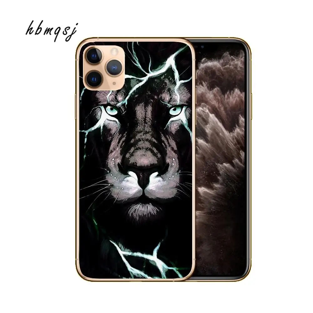 Классный чехол для iphone 11 с логотипом силиконовый мягкий изображением яда тигра