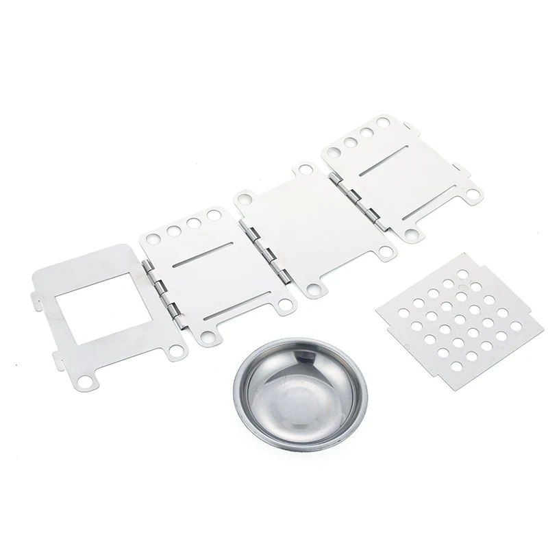 Походная мини дровяная плита Портативная Складная спиртовая | Спорт и