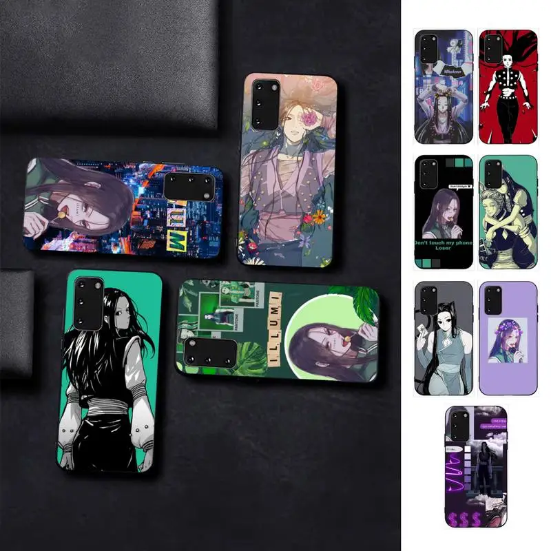 

TOPLBPCS Illumi Zoldyck Hunter x Hunter Phone Case for Samsung S 5 6 7edge 8 9 10 20 21 plus lite UlTRA case