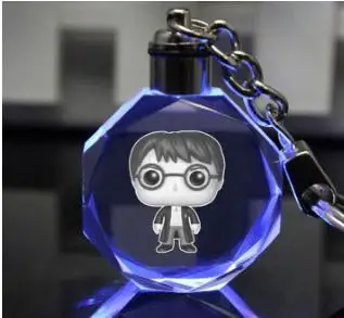 Харри с украшением в виде кристаллов семицветная светильник кулон Гарри Поттера