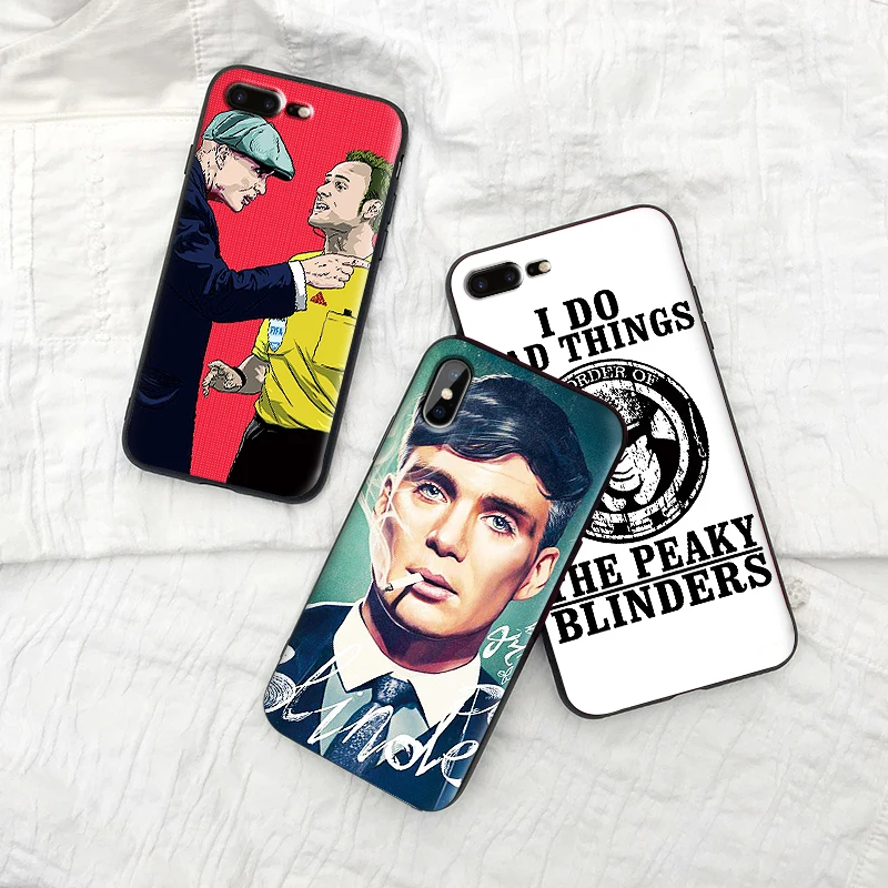 Peaky bliners Мягкий ТПУ чехол для Apple IPhone X XR XS MAX 5 5S 5C SE 6 S 7 8 Plus ipod touch силиконовый