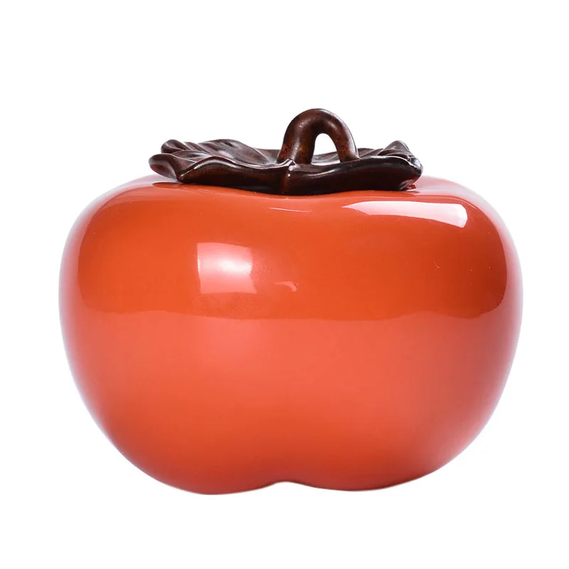 Pumpkin Shape Porcelain Storage Box Halloween Decor Candy Sealed Cans Food Package Container Kitchen Jar Tea Tank | Дом и сад