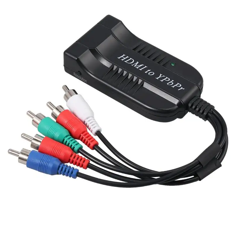HDMI совместимый с YPbPr компонент 5RCA RGB видео конвертер 1080P адаптер R/L аудио выход для