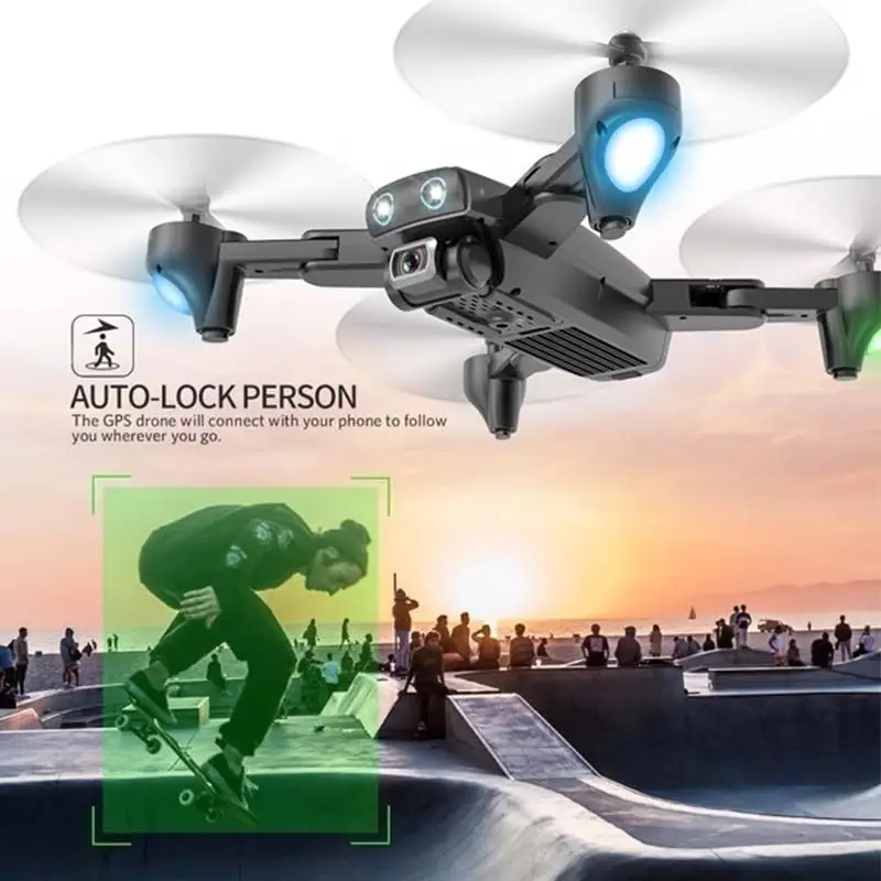 Дрон S167 складной с камерой GPS HD 4K Wi-Fi | Игрушки и хобби