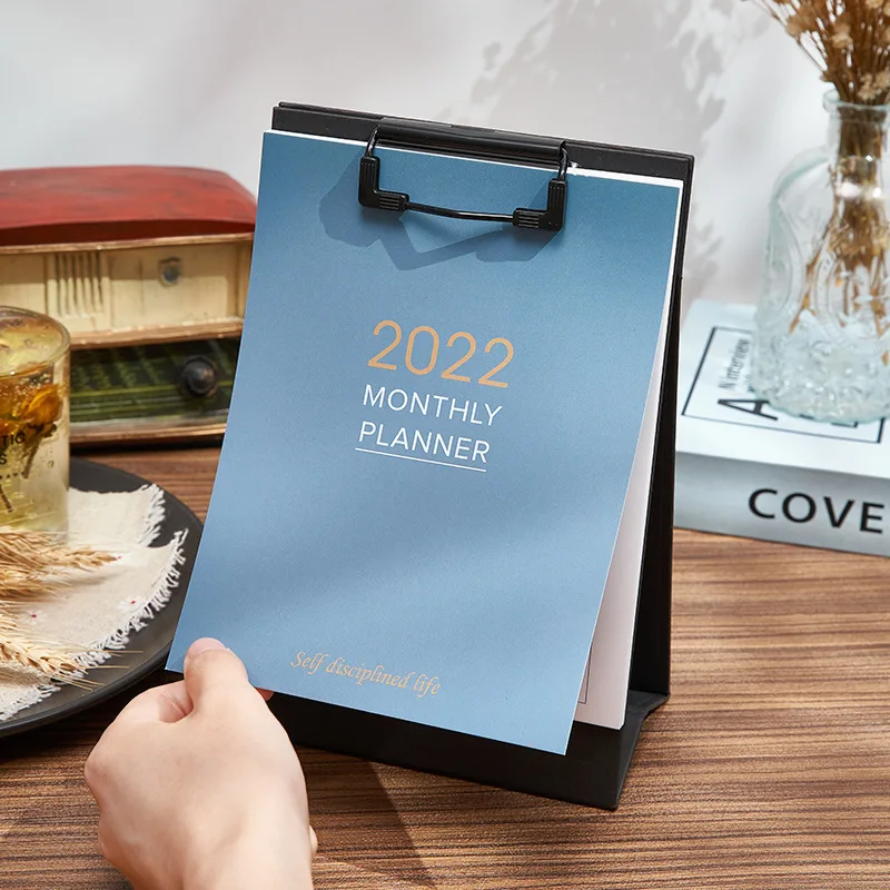 Роскошный Настольный календарь 2022 дневник книга еженедельный и ежемесячный