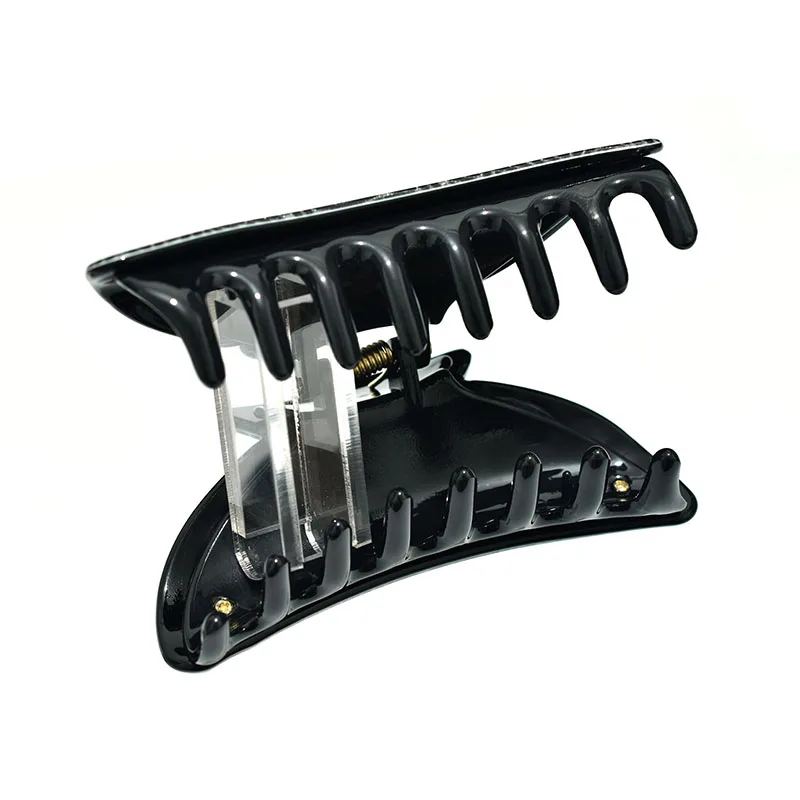 

Come Shine Large Hair Claw Accessories for Women 2021 Black Geometry Glitter Acrylic Clips Woman FactoryWholesaleDropShipping