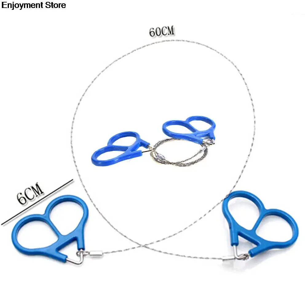 Useful Outdoor Plastic Steel Wire Saw Ring Scroll Travel Camping Emergency Survival Gear Climbing Hand Tool 1Pc | Спорт и
