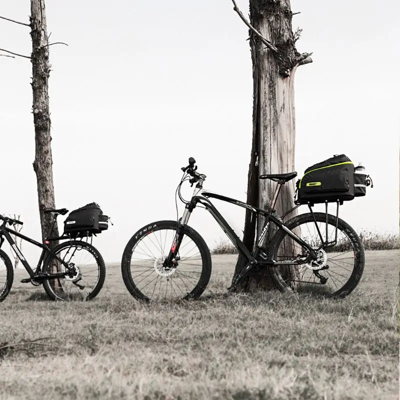 

RHINOWALK New Bicycle Bags Mountain Bike Saddle Rack Trunk Bags Travel Cycling Luggage Carrier 17L Camera Handbag Waterproof