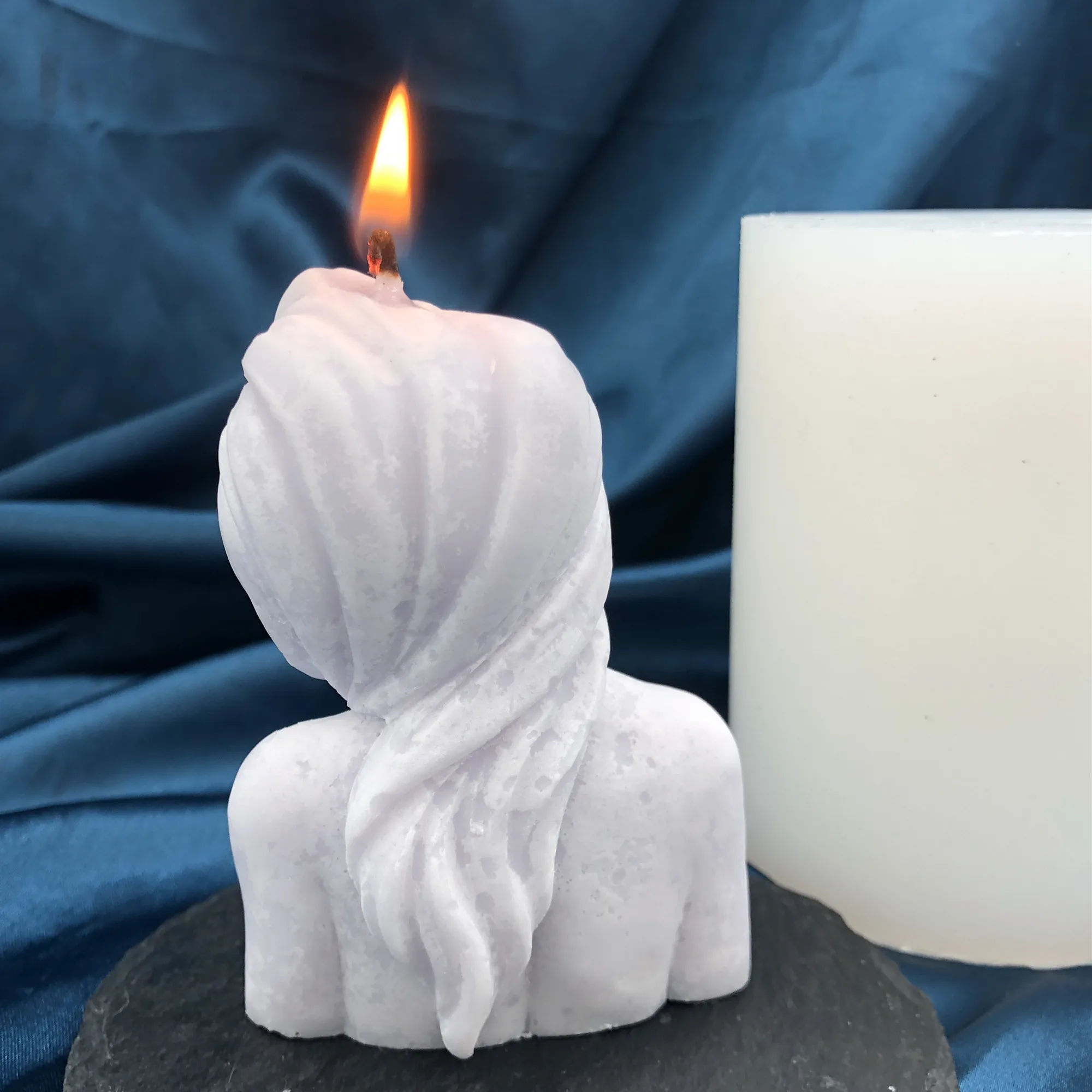 3D Silicone Sexy Lady Candle Mold Female Naked Torso Clay Soap Resin | Дом и сад