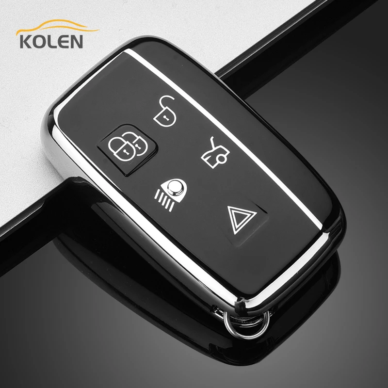 

Чехол из ТПУ для автомобильного дистанционного ключа, брелок для Land Rover A9 Range Rover Sport Evoque Freelander 2, Discovery Jaguar XE XJ XF, гитара