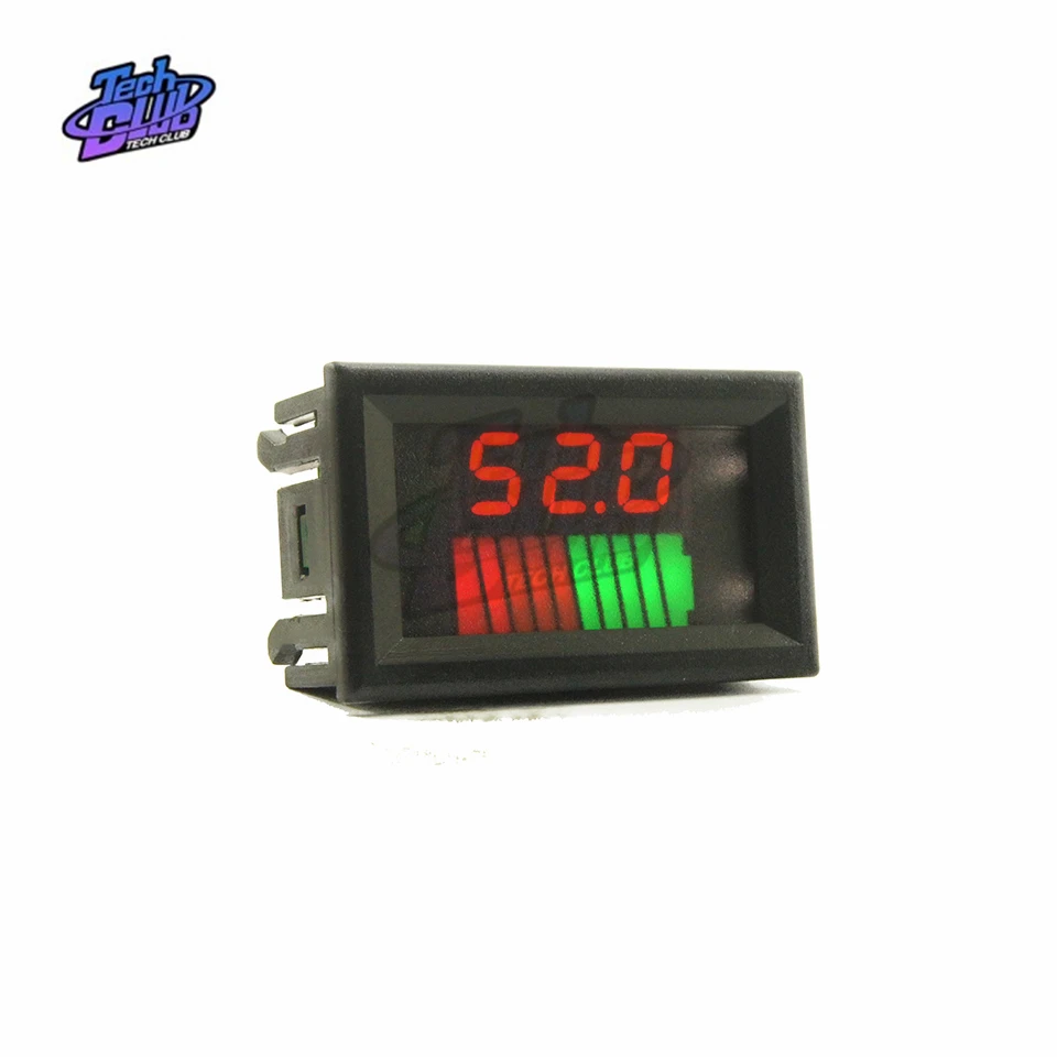 10-сегментный индикатор уровня батареи светодиодный двойной дисплей измеритель