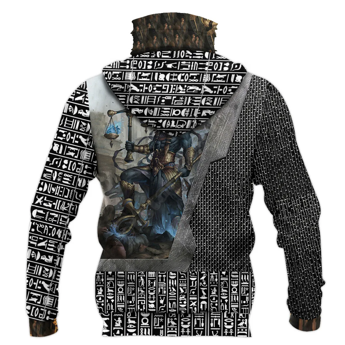 Египетский татуировки 3D с принтом модная толстовка худи для женщин мужчин