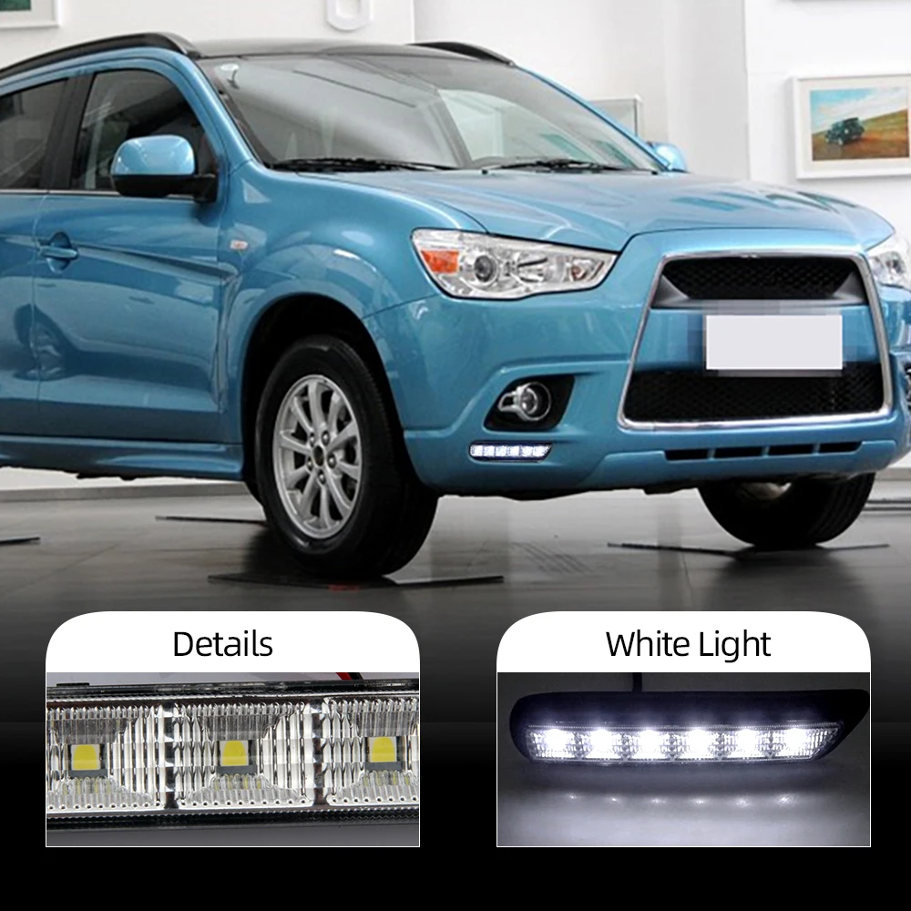 Дневные ходовые огни CSCSNL дневные для Mitsubishi ASX 2010 2011 2012 Автомобильные светодиодные