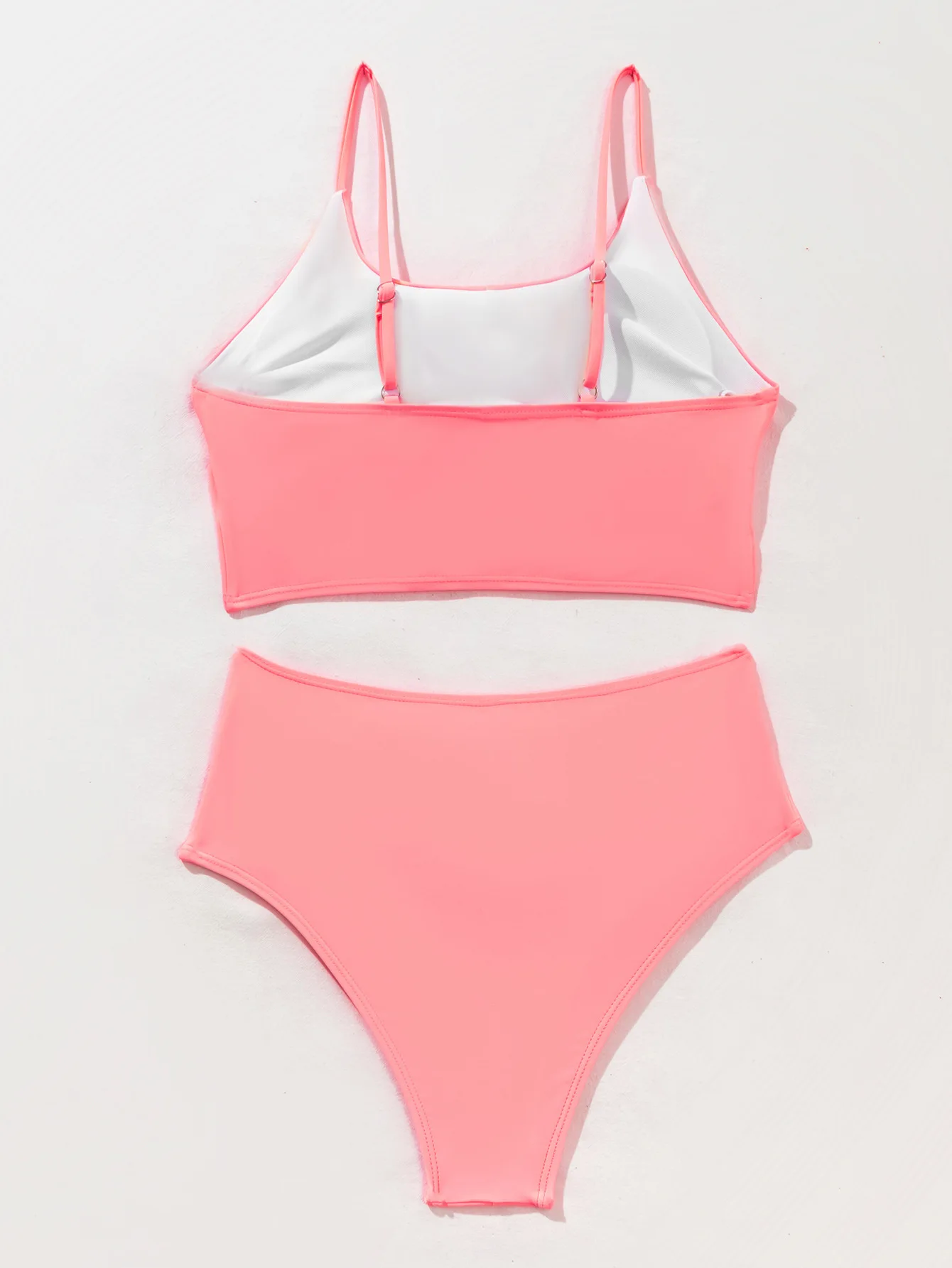 Пикантное бикини с перекрестными рюшами и высокой талией женская одежда для