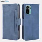 Чехол-кошелек для Xiaomi Redmi Note 10 Pro, Магнитный чехол-книжка с откидной крышкой для Redmi Note 10, 10T, визитница с фото, роскошные кожаные чехлы