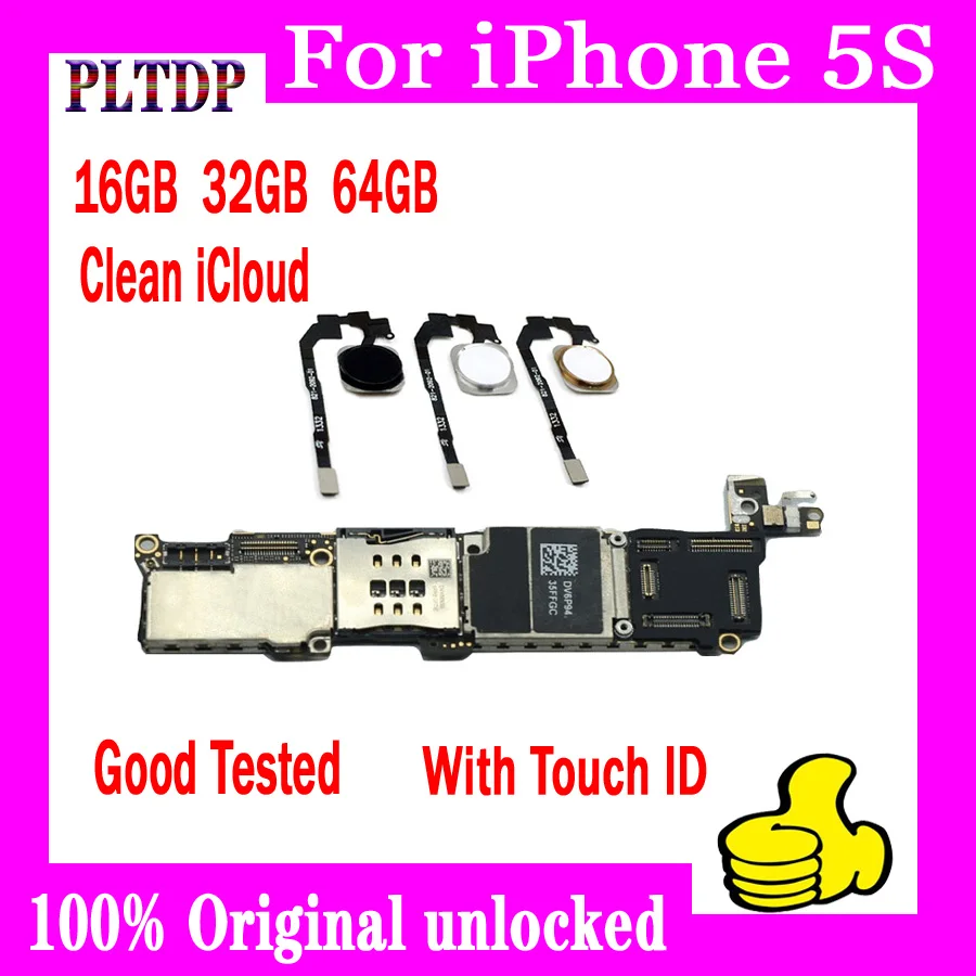 Полностью разблокированная материнская плата для iphone Бесплатный icloud 100%