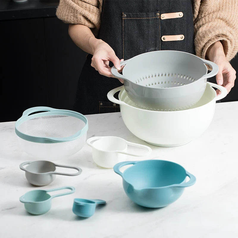 8 шт./компл. пластиковая мерная чашка для ложка выпечки многофункциональная